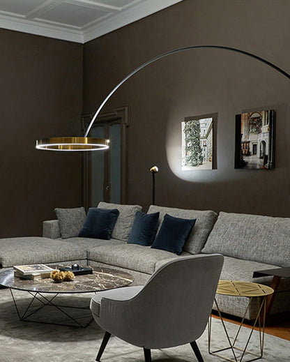 Lampadaire Arc Circulaire à LED