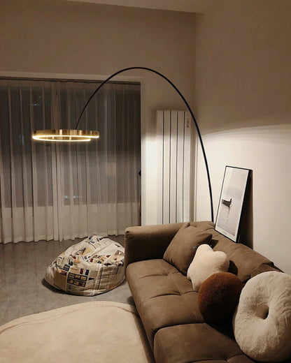 Lampadaire Arc Circulaire à LED