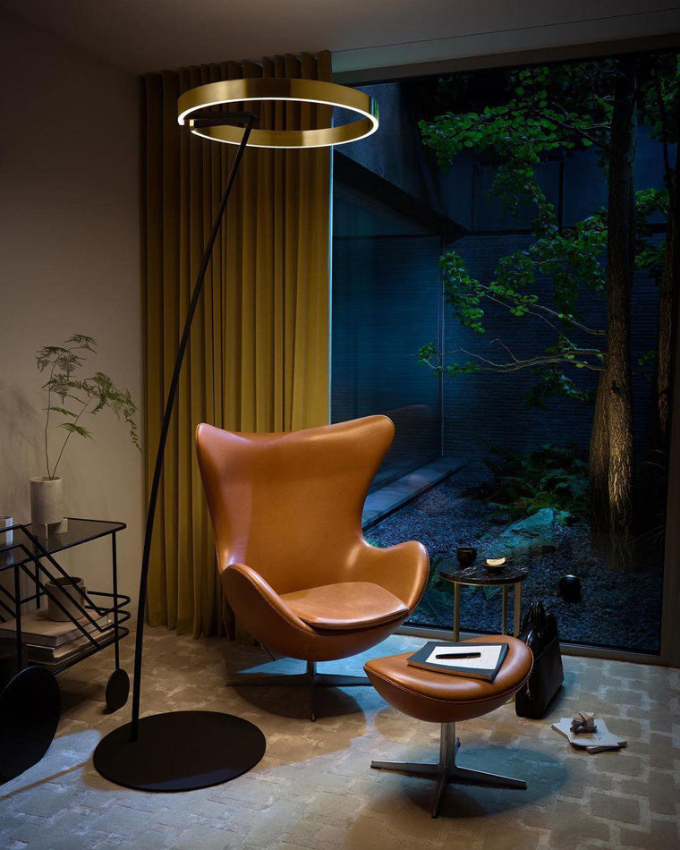 Lampadaire Arc Circulaire à LED