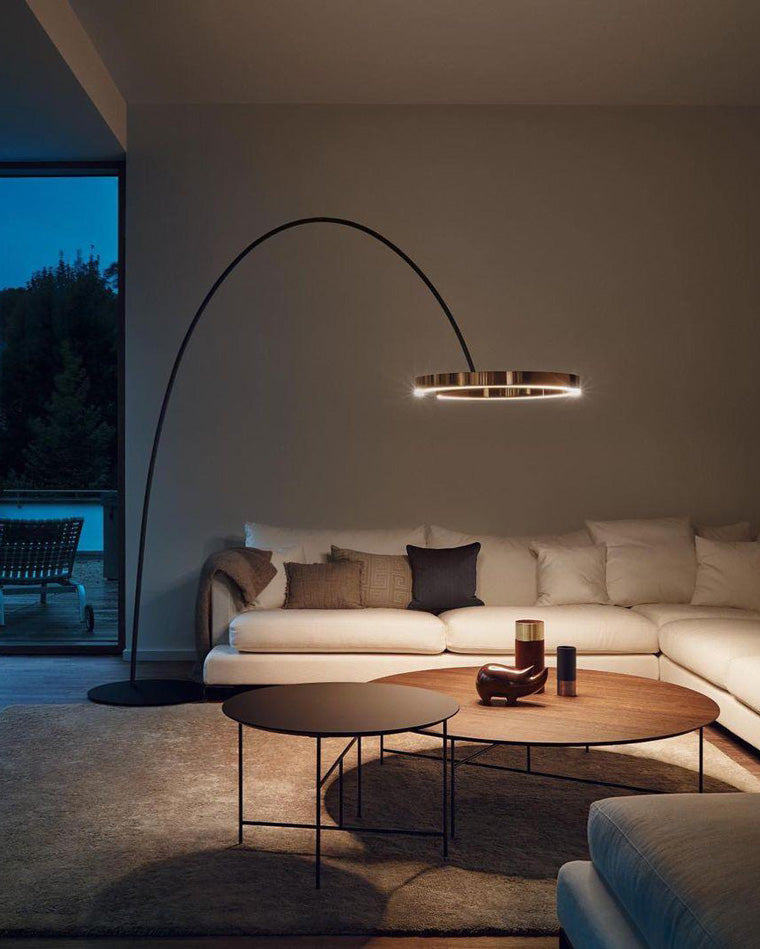 Lampadaire Arc Circulaire à LED