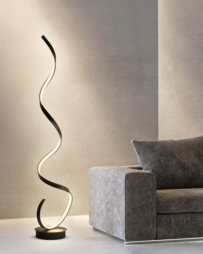 Modern LED Spiral Floor Lamp