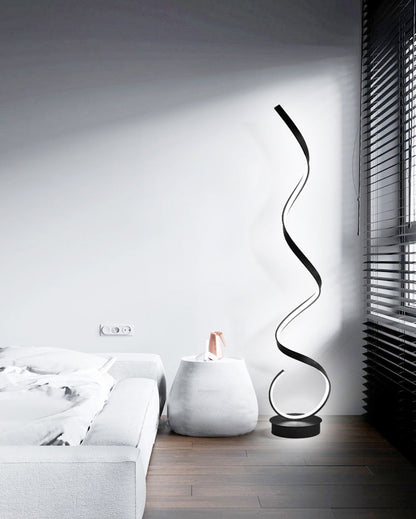 Modern LED Spiral Floor Lamp