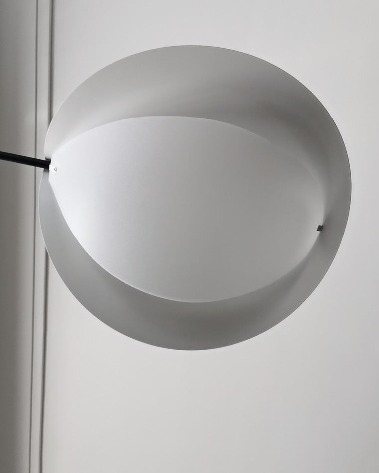 Lampadaire Arqué Moderne Noir