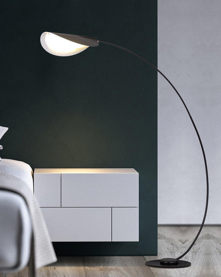 Modern Black Arched Floor Lamp