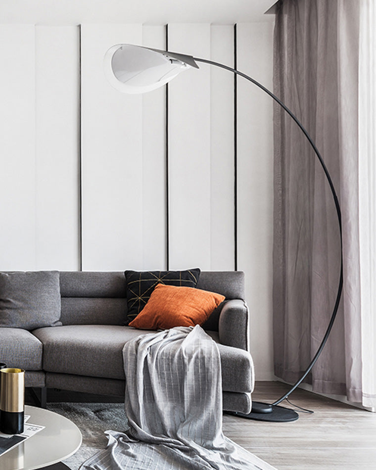 Modern Black Arched Floor Lamp