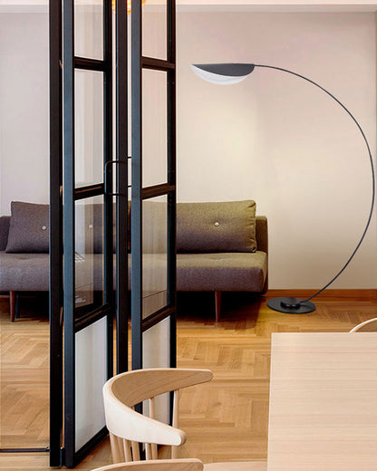Modern Black Arched Floor Lamp