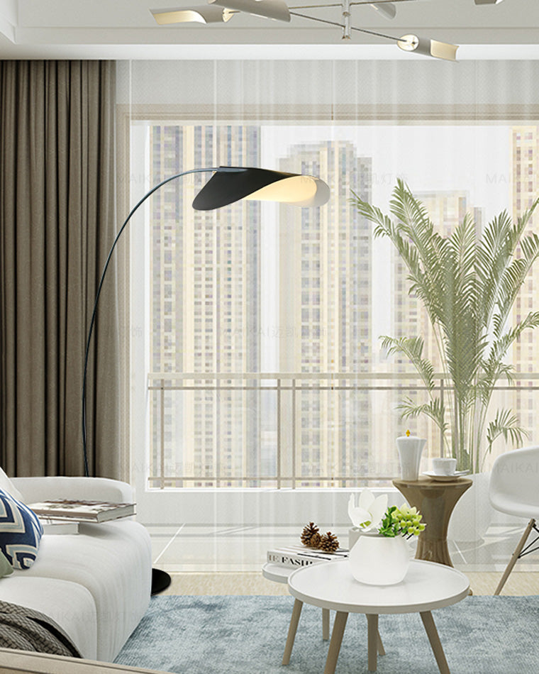Modern Black Arched Floor Lamp