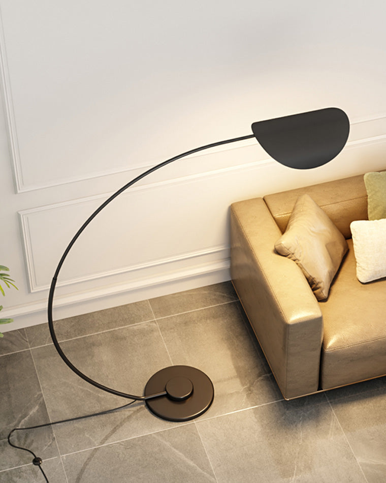 Modern Black Arched Floor Lamp