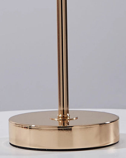 "Plumy Palm" Floor Lamp with Tray