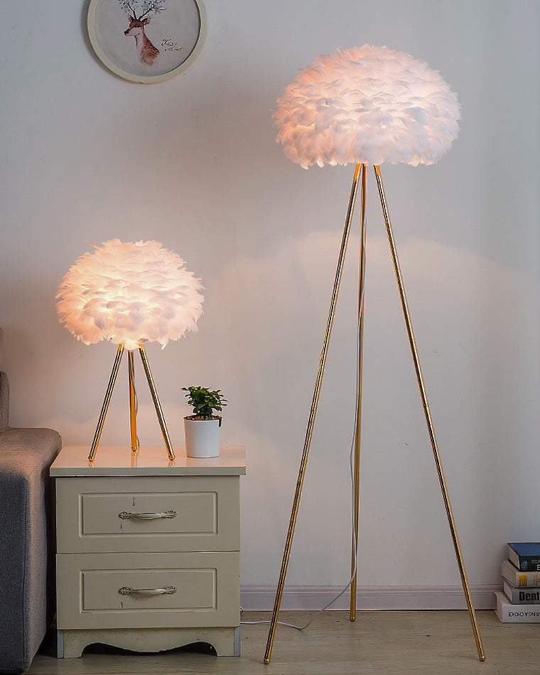 Lampadaire Trépied "Feather"