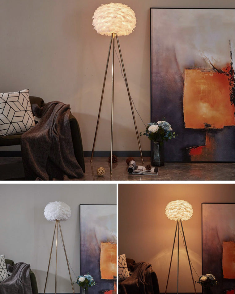 Lampadaire Trépied "Feather"