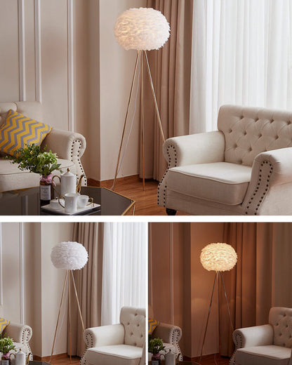 Lampadaire Trépied "Feather"