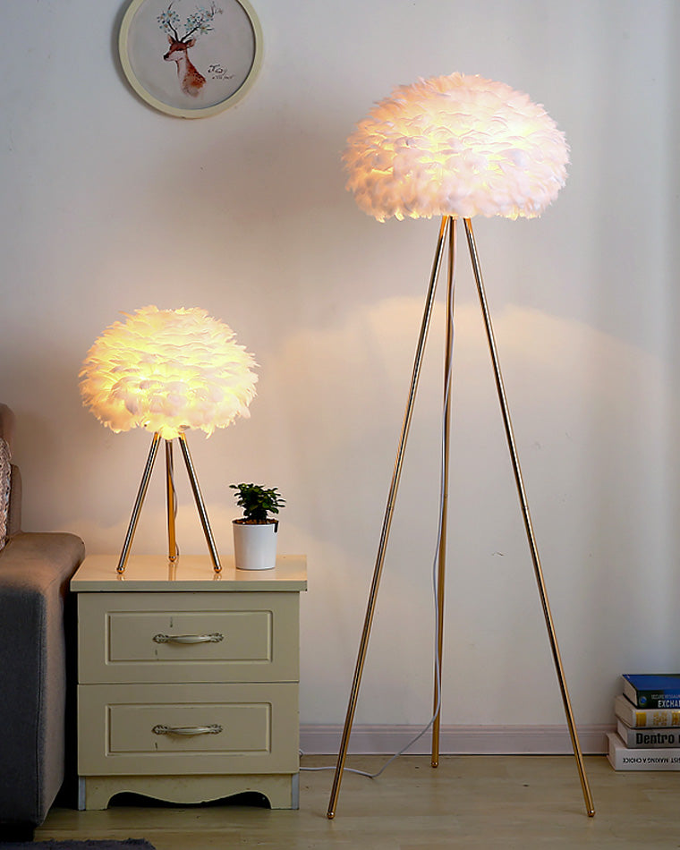 Lampadaire Trépied "Feather"