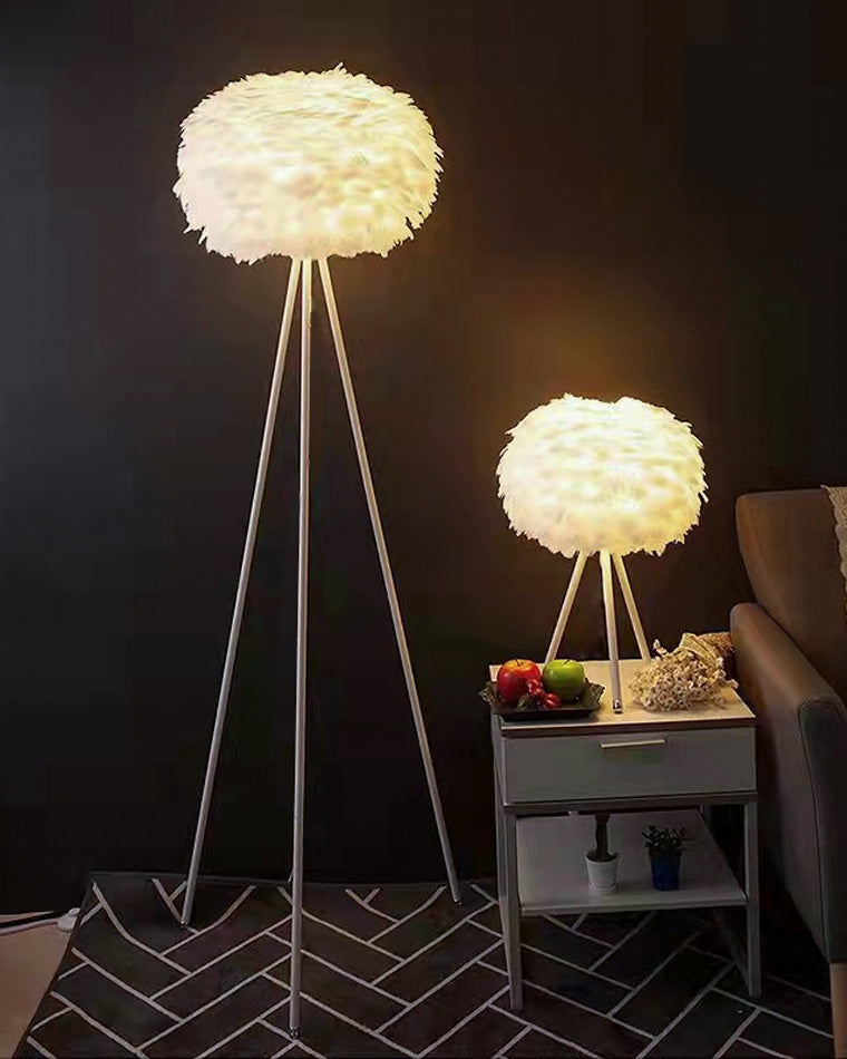 Lampadaire Trépied "Feather"