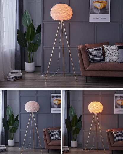 Lampadaire Trépied "Feather"