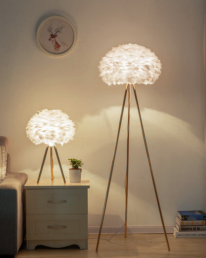 Lampadaire Trépied "Feather"