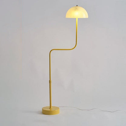 Telescopic Floor Lamp with Glass Dome