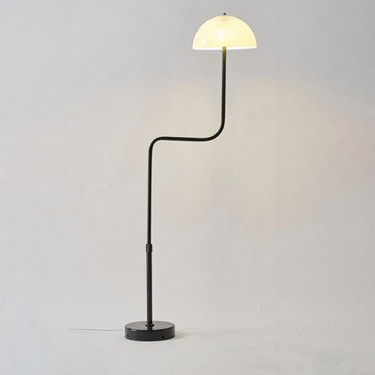Telescopic Floor Lamp with Glass Dome