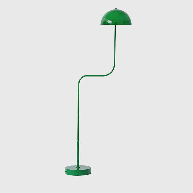 Telescopic Floor Lamp with Glass Dome
