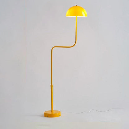 Telescopic Floor Lamp with Glass Dome