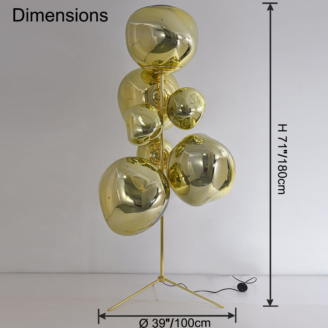 "Molten Lava" floor lamp