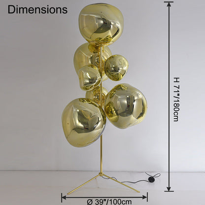 "Molten Lava" floor lamp