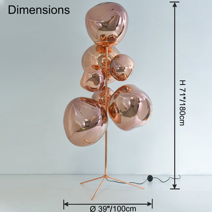 "Molten Lava" floor lamp