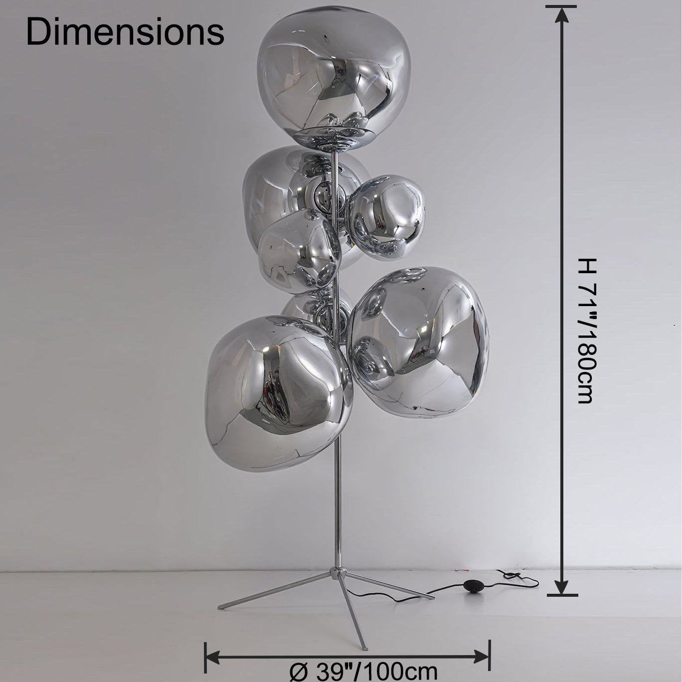 "Molten Lava" floor lamp