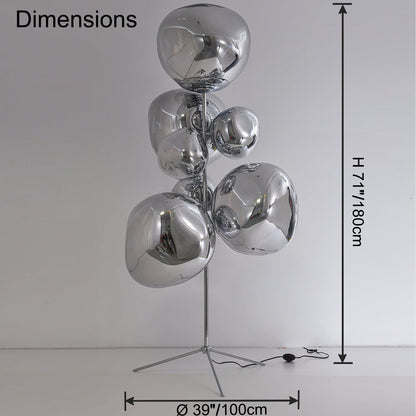 "Molten Lava" floor lamp