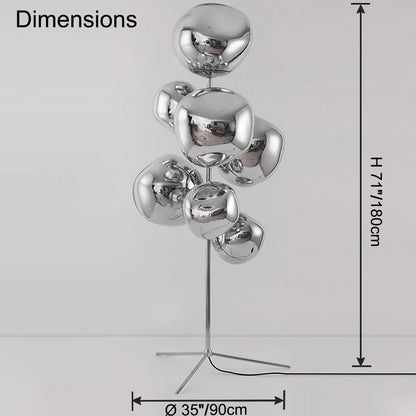 "Molten Lava" floor lamp