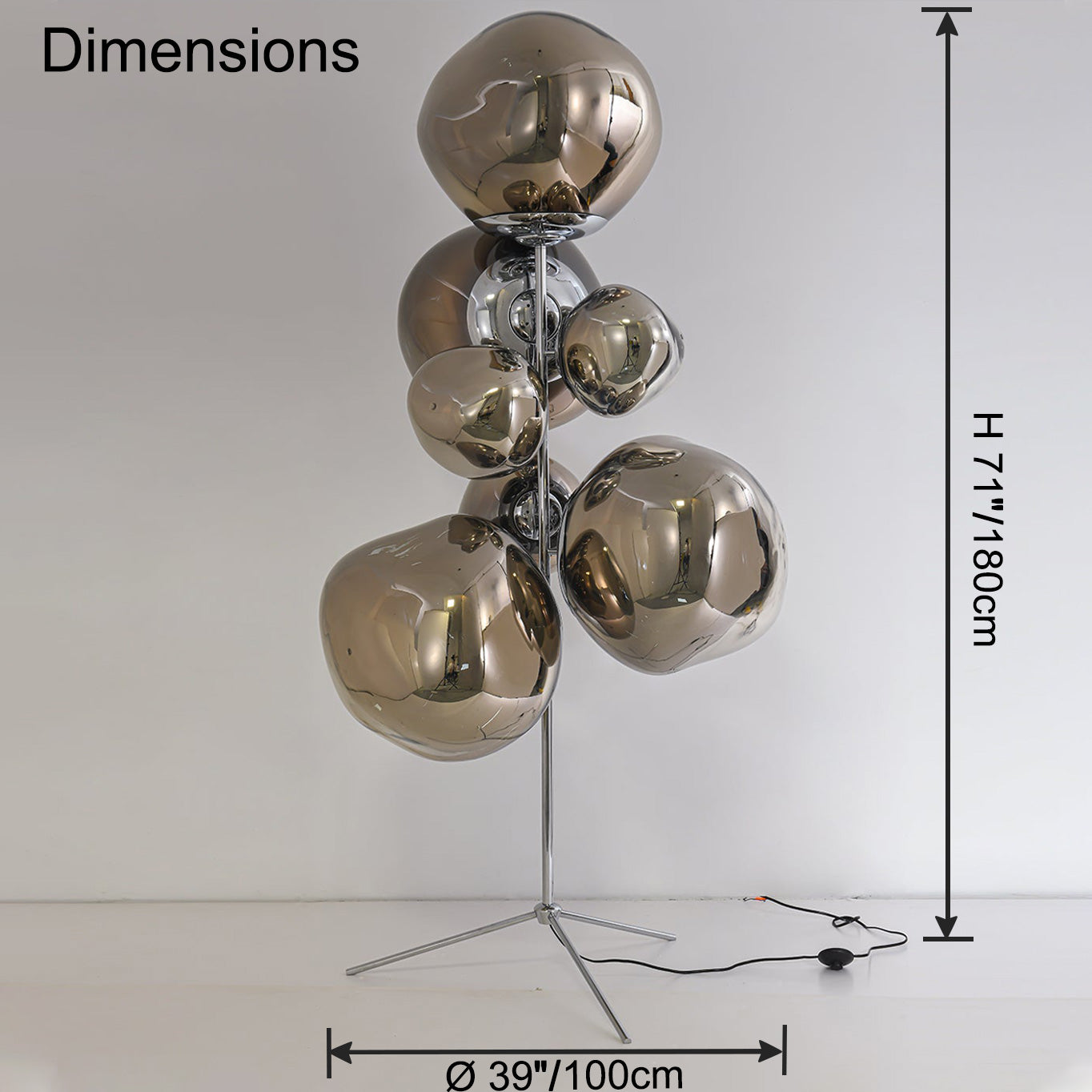 "Molten Lava" floor lamp