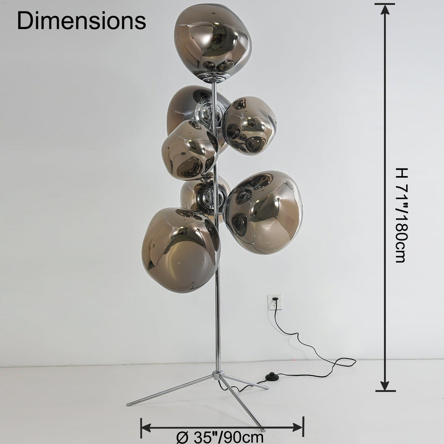 "Molten Lava" floor lamp