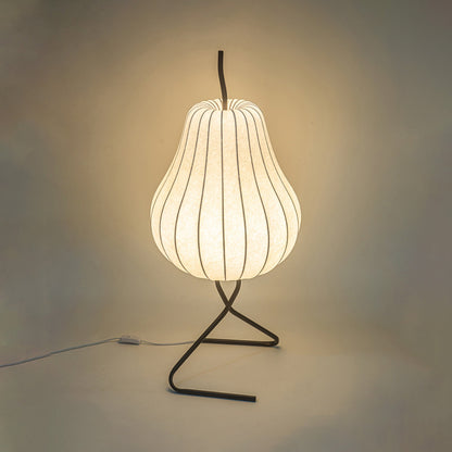 Silk Pear Lantern Floor Lamp