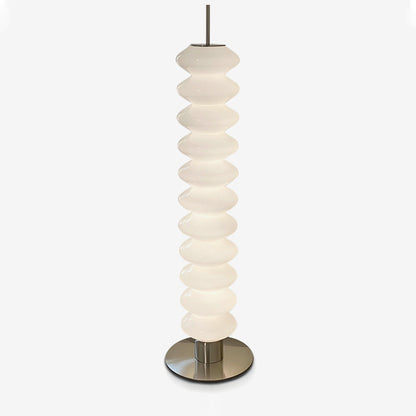 Glass Ball Column Floor Lamp