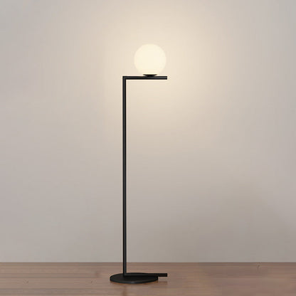Lampadaire Globe en Verre