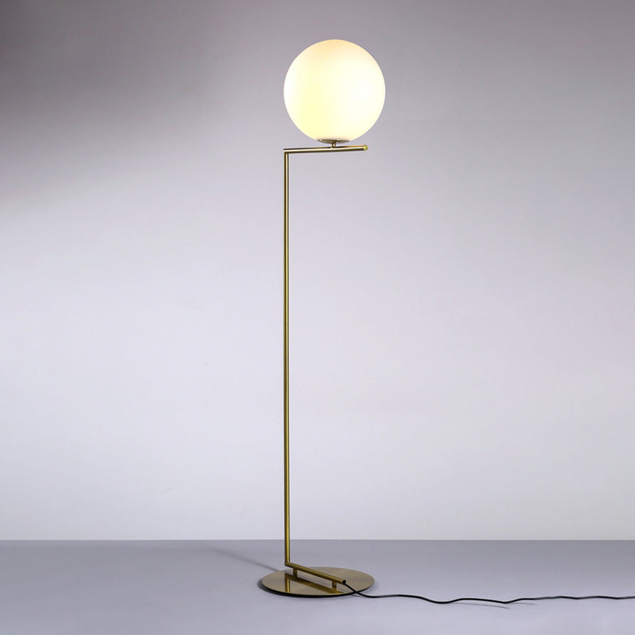 Lampadaire Globe en Verre
