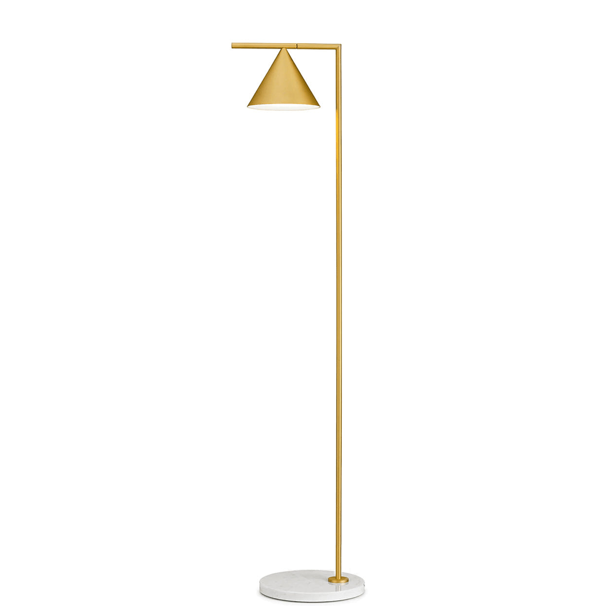 Lampadaire Réglable Abat-jour Conique