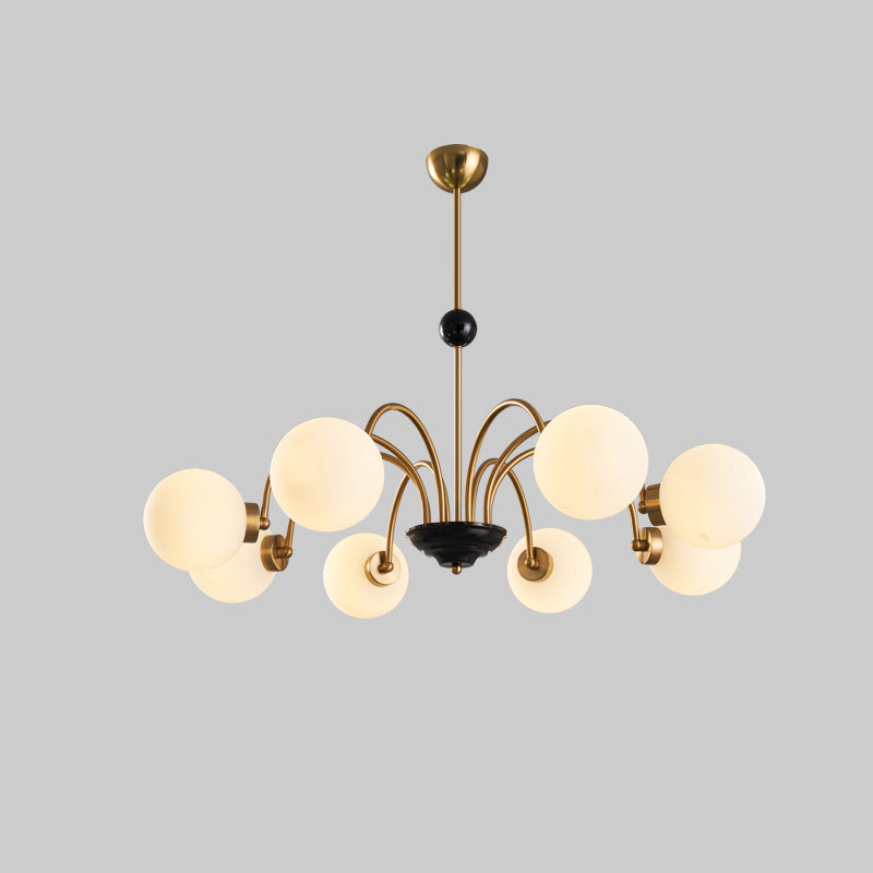 Opaline Orbit Chandelier