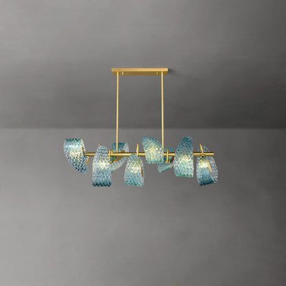 Peacock Artistic Glass Chandelier