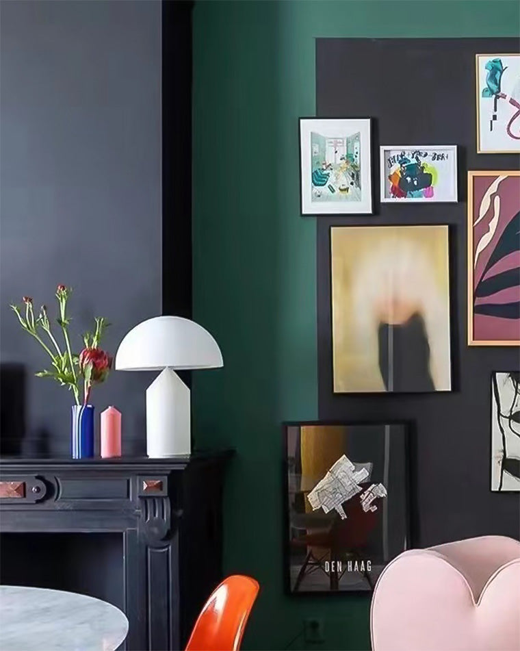 Metal Mushroom Table Lamp