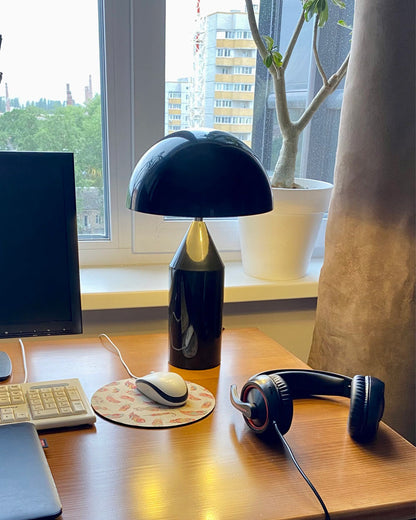 Metal Mushroom Table Lamp