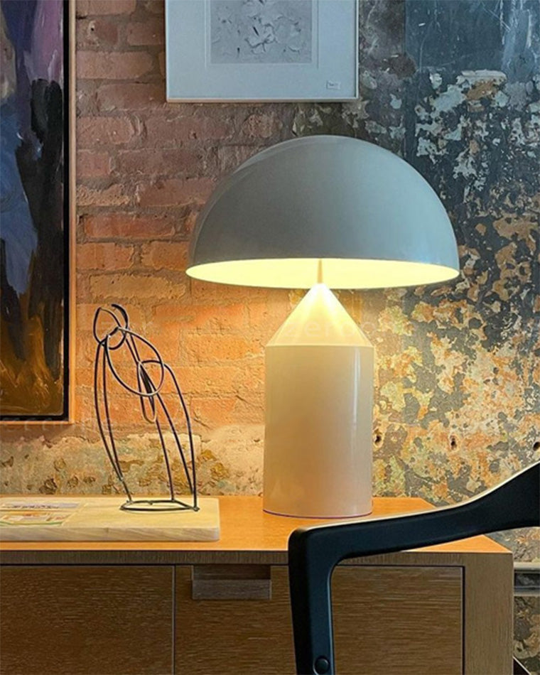 Metal Mushroom Table Lamp