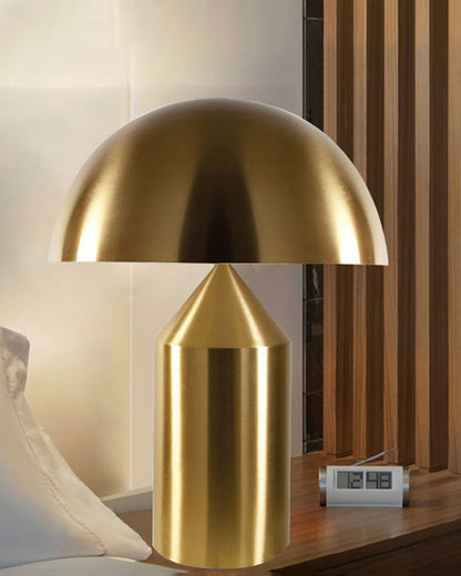 Metal Mushroom Table Lamp
