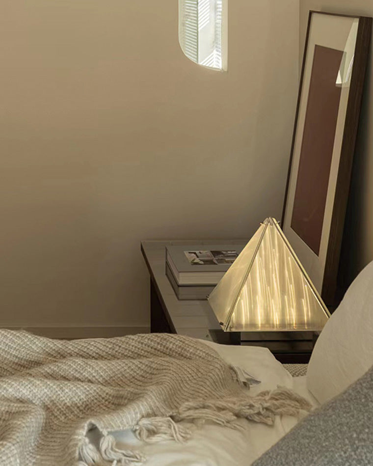 Pyramid Table Lamp