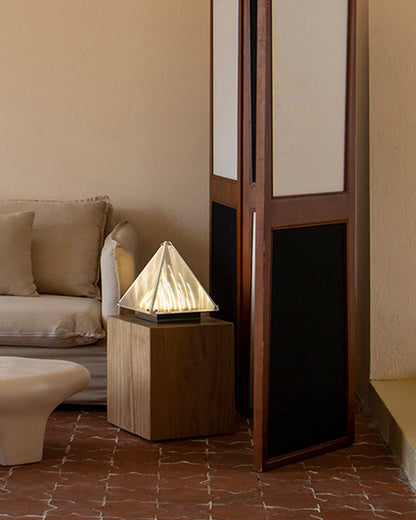 Pyramid Table Lamp