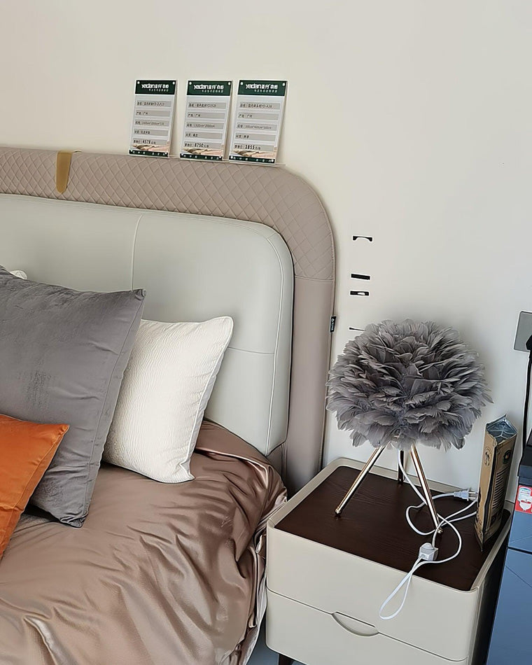 Feather Tripod Table Lamp