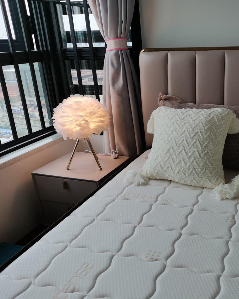 Feather Tripod Table Lamp