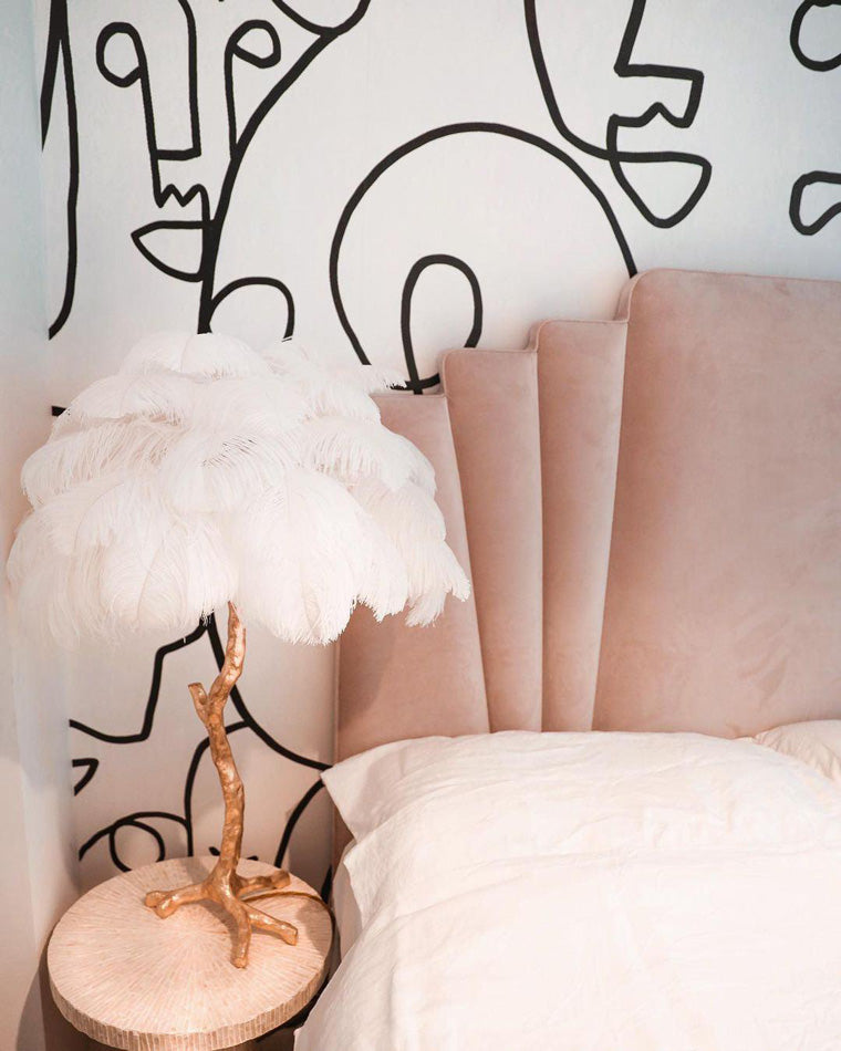 Lampe de Table - Palma Plume