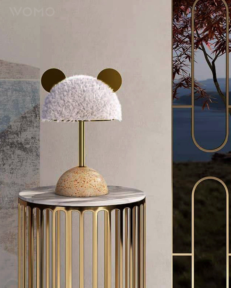 Fun Terrazzo Table Lamp – Mickey &amp; Minnie