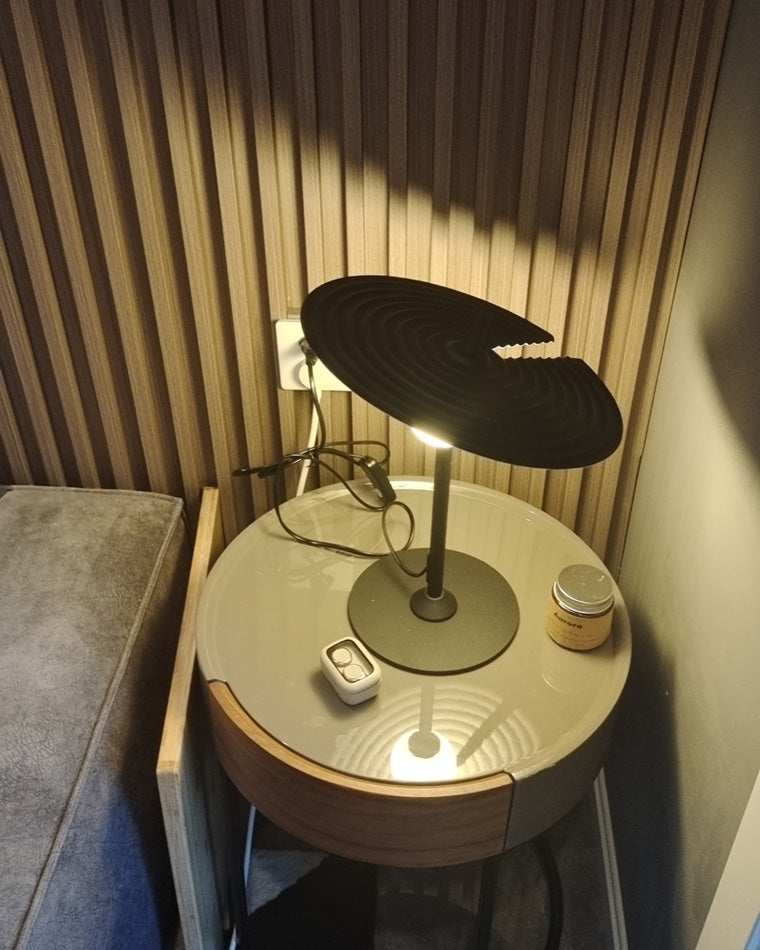 Adjustable Round Reading Lamp